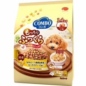 日本ペットフード　COMBO　もっちりふっくらうまみビーフ・緑黄色野菜入り　成犬用総合栄養食　1.4kg