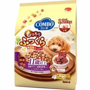 日本ペットフード COMBO もっちりふっくら11歳以上国産チキン・緑黄色野菜入り 成犬用総合栄養食 1.26kg
