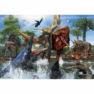 ビバリー 40ピースパズル ティラノサウルスvsモササウルス 動物パズル