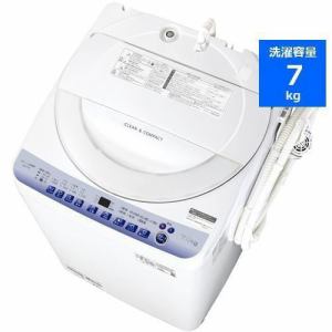 【沖縄・北海道、離島地域のお届けは不可】シャープ ES-T715 全自動洗濯機 7kg ホワイト