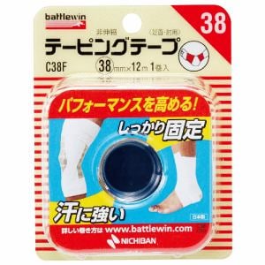 ニチバン Nichiban バトルウィン テーピングテープ非伸縮タイプ C38f 足首 肘用 1巻入 衛生用品 ヤマダウェブコム