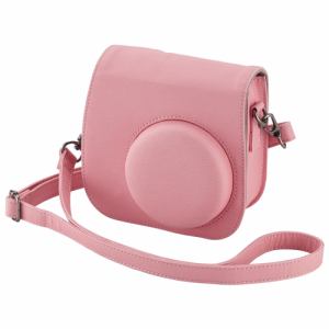 富士フイルム　フジ　MINI8+　カメラケース　ストロベリー　チェキカメラケース　　　ピンク