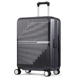 SWISS MILITARY(スイスミリタリー) SM-O324 GRAY GENESIS(ジェネシス) スーツケース 66cm 無料預入 74L 5cm拡張 TSAロック スーツケースカバー・ネームタグ付 ダークグレー