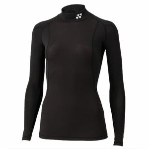 YONEX　STBF1513　高機能アンダーウェア　ハイネック長袖シャツ　Lサイズ（WOMEN）　フィットネスモデル　ブラック