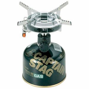 CAPTAIN STAG M-7900 キャプテンスタッグ オーリック 小型ガスバーナーコンロ 圧電点火装置付 ケース付