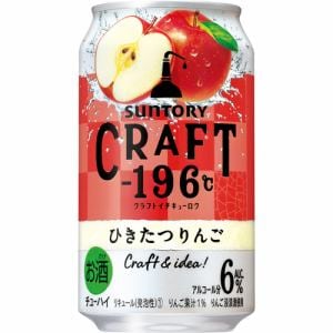 サントリー CRAFT196 ひきたつりんご缶ケース 350ml Ｘ24本