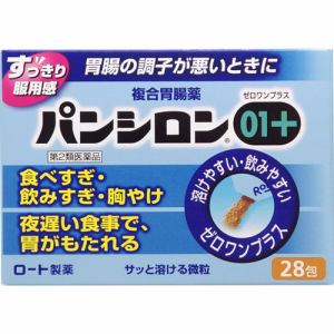 【第2類医薬品】 ロート製薬 パンシロン01プラス (28包)