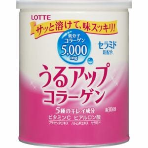 ロッテ（LOTTE）　うるアップコラーゲン　パウダー　缶　(198g／約30日分)　【栄養補助食品】