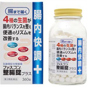 【第3類医薬品】　京都薬品　ヘルスケアファスコン整腸錠プラス　(360錠)