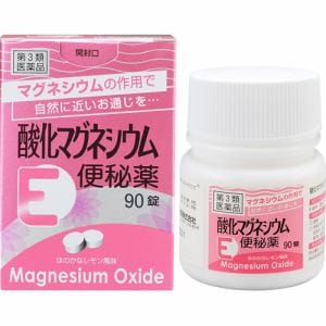 【第3類医薬品】 健栄製薬 酸化マグネシウムE便秘薬 (90錠)