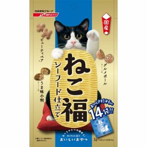 日清ペットフード　　ねこ福　シーフード仕立て　　３ｇ×１４