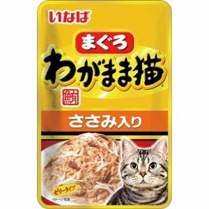 いなばペットフード わがまま猫まぐろパウチささみ入り ４０ｇ