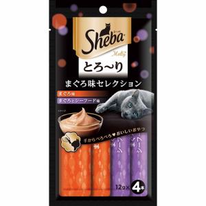 マースジャパンリミテッド ＳＭＴ１０ シーバ とろーり メルティ まぐろ味セレクション  １２ｇ×４袋