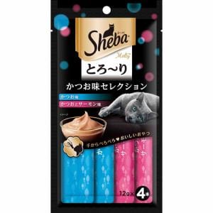 マースジャパンリミテッド ＳＭＴ１１ シーバ とろーり メルティ かつお味セレクション  １２ｇ×４袋