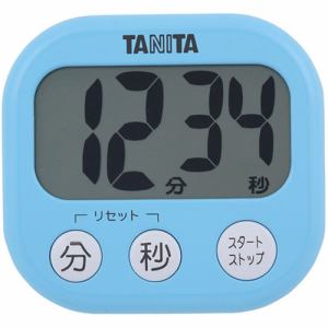 タニタ TD-384-BL デジタルタイマー でか見えタイマー ブルー