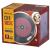 バーベイタム　AR80FHX10V6　音楽用CD-R　80分　レコード風レーベル　5色カラーミックス　10枚パック
