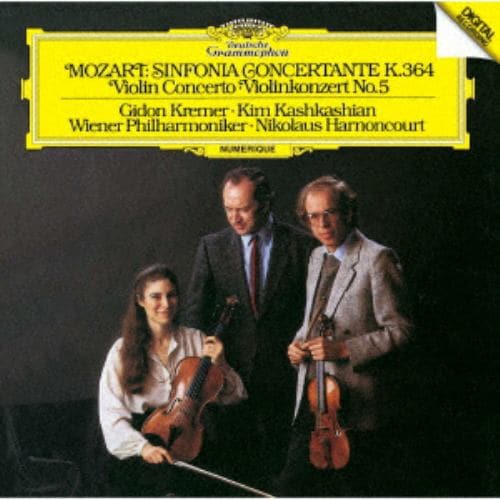 【CD】モーツァルト：ヴァイオリン協奏曲第5番[トルコ風]、協奏交響曲
