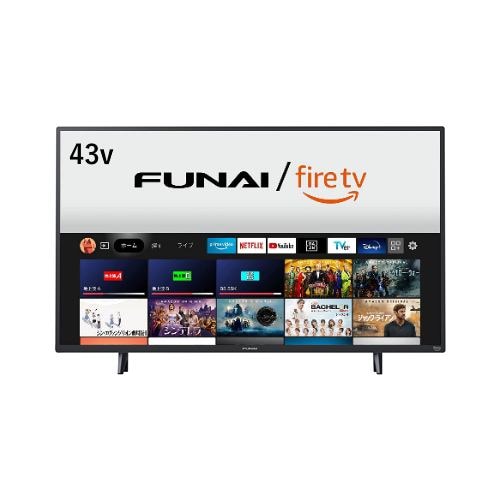 【推奨品】FUNAI FireTV FL-43UF340 Alexa対応リモコン付属 4K液晶テレビ 43V型