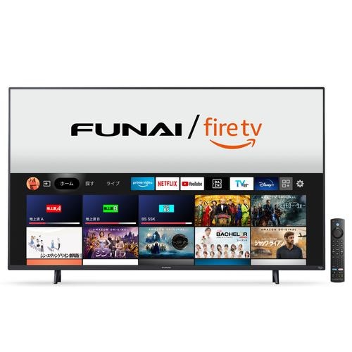 推奨品】FUNAI FireTV FL-43UF340 Alexa対応リモコン付属 4K液晶テレビ ...