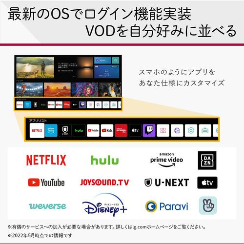 LG Electorinics Japan OLED55B2PJA 有機ELテレビ 55V型 ／4K対応 ／BS