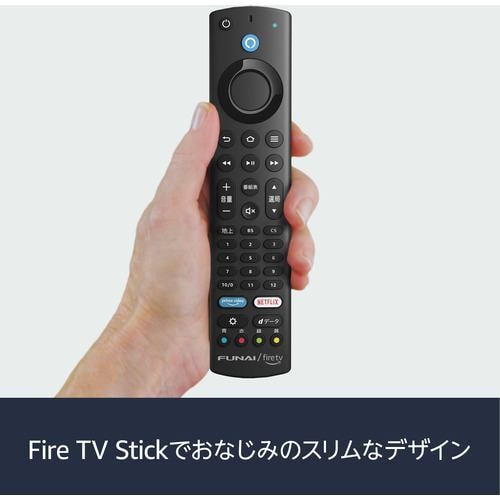 推奨品】FUNAI FireTV FL-32HF140 ブラックモデル Alexa対応リモコン