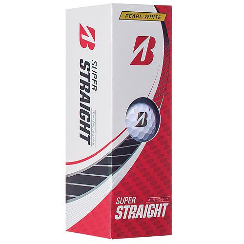 ブリヂストンスポーツ BS 23 スーパーストレート SUPER STRAIGHT ゴルフボール 3球入 パールホワイト