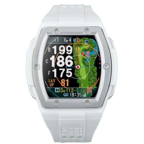 Shot Navi Crest2 腕時計型GPSゴルフナビ  ホワイト