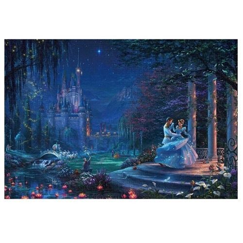 テンヨー トーマス・キンケード キャンバススタイル Cinderella Dancing in the Starlight 1000ピースジグソーパズル