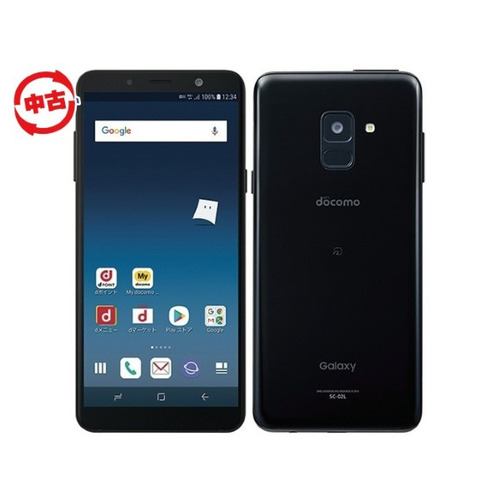 中古】Samsung Galaxy Feel2 SC-02L SIMフリー オパールブラック