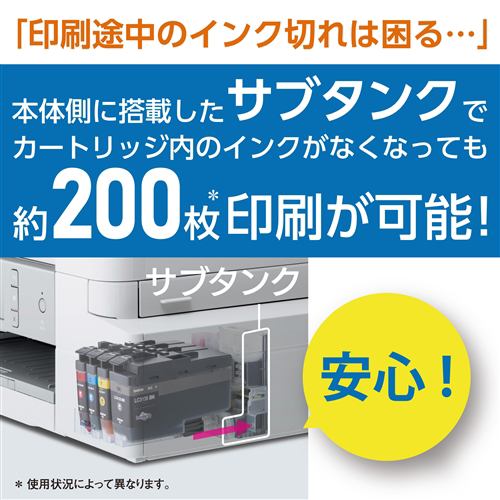 プリンター ブラザー 本体 インク MFC-J1500N A4インクジェット ...