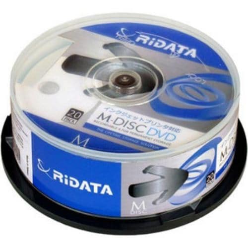RiDATA M-DVD4.7GB.PW20SP M-DISC DVD 4.7GB 4倍速 20枚スピンドル