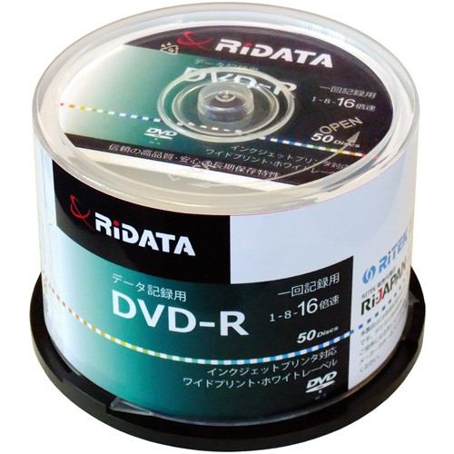 RiDATA D-R47GB.PW50RD C データ用DVD-R スピンドルケース50枚入