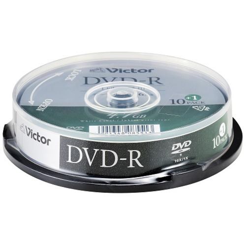Victor DHR47JP11SJ5 パソコン用 16倍速 DVD-R 11枚パック 4.7GB