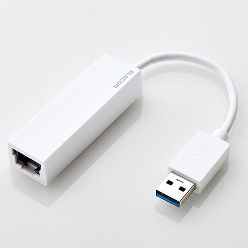 エレコム EDC-GUA3-W USB3.0 ギガビットLANアダプター 