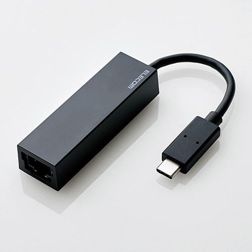 【台数限定】エレコム EDC-GUC3-B USB3.1 ギガビットLANアダプター ブラック