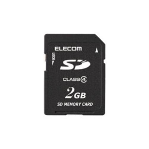 エレコム SDメモリーカード CLASS4 2GB MF-XSD02GC4