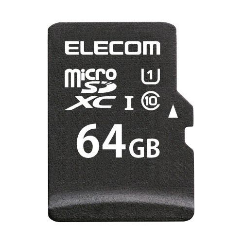 エレコム MF-DMR064GU11R microSDXCメモリカード(UHS-I対応) | ヤマダ