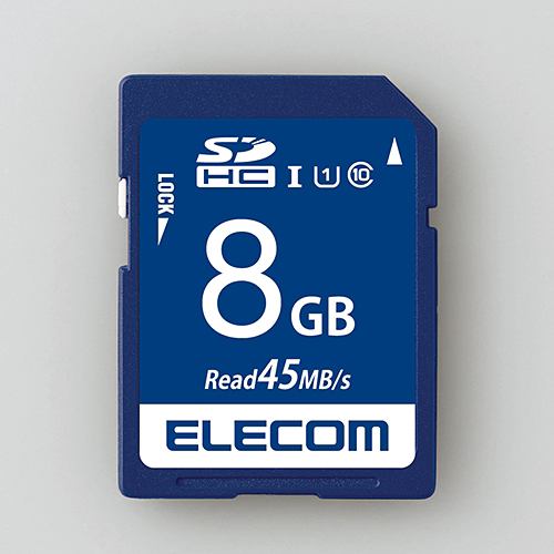 エレコム MF-FS008GU11R データ復旧SDHCカード(UHS-I U1) 8GB