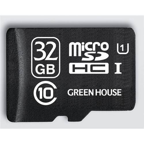 グリーンハウス GH-SDM-YMUA32G microSDHCカード UHS-I U1 クラス10 32GB