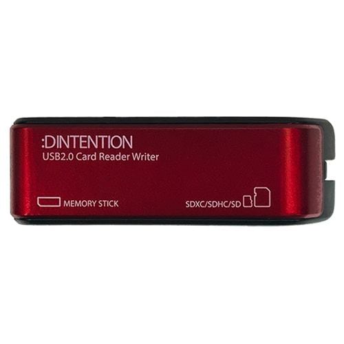 Dadandall DDSDRW0001RD USB2.0 メモリーカードリーダーライター レッド   レッド