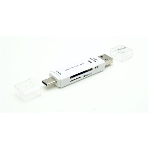 フリーダム FCR-UMC3SDWH USB3.0対応3inコネクタ搭載カードリーダ   ホワイト