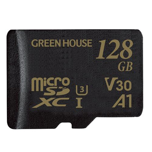 GREENHOUSE製GREEN HOUSE　microSDXCカード UHS-I class10　GH-SDM-YMUB128G　128GB