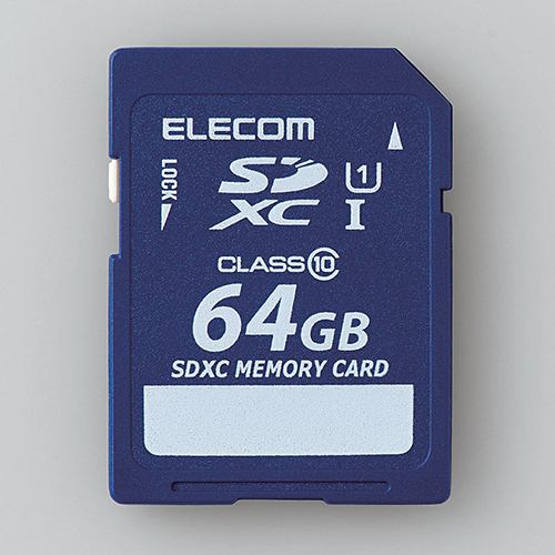 エレコム MF-FSD064GC10R データ復旧SDXCカード 64GB