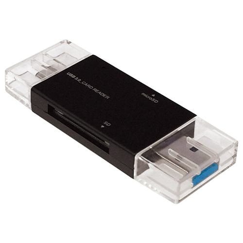 ナカバヤシ CRW-DC3SD71BK USB3.0 TYPE-Cカードリーダー・ライター ブラック