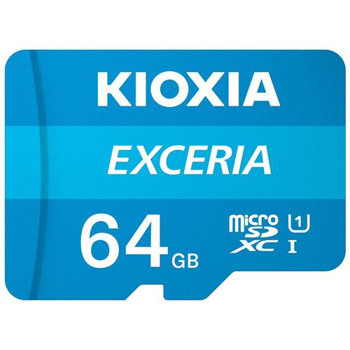 KIOXIA KMU-A064G MicroSDカード EXERIA 64GB