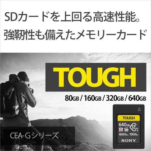 ソニー CEA-G160T CFexpress TypeA メモリーカード 160GB | ヤマダ