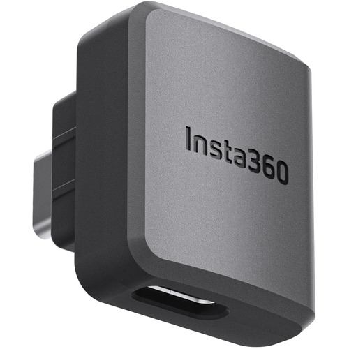 Insta360 CINTYAV/A Insta360 ONE RS マイクアダプター(横型) 外付マイク接続でより高音質の録音が可能
