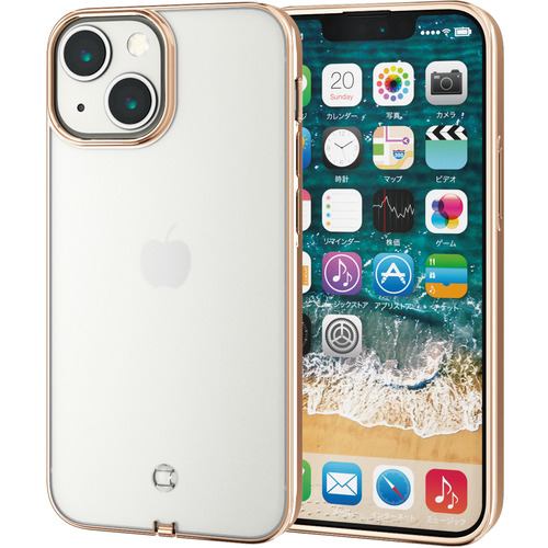エレコム PM-A21AUCTMGD iPhone 13 mini スーパーSALE 【79%OFF!】 セール期間限定 サイドメッキ ソフトケース ゴールド 極み