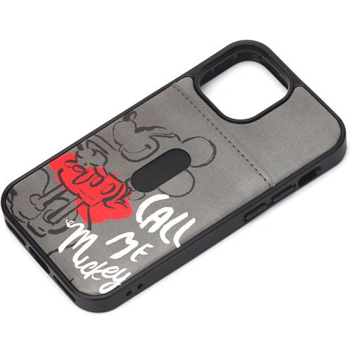 PGA PG-DPT21K05MKY iPhone 13用 タフポケットケース Premium Style ミッキーマウス
