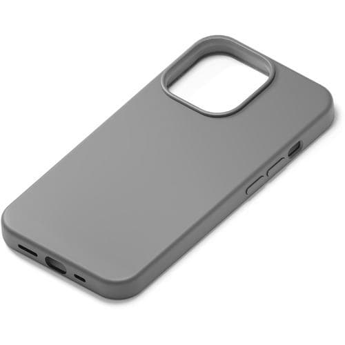 PGA PG-21NSC02GY iPhone 13 Pro用 抗菌スリムシリコンケース Premium Style グレー